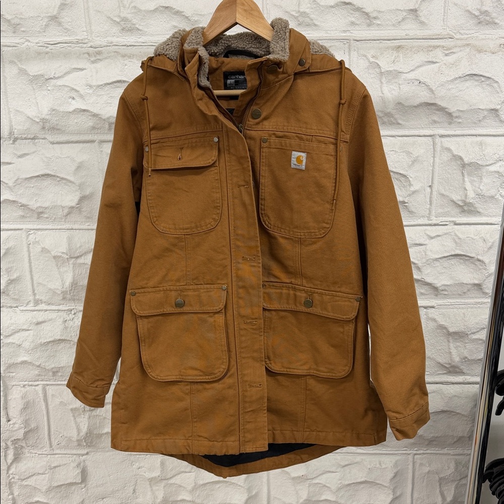 CARHARTT WOMEN'S LOOSE FIT WEATHERED DUCK COAT